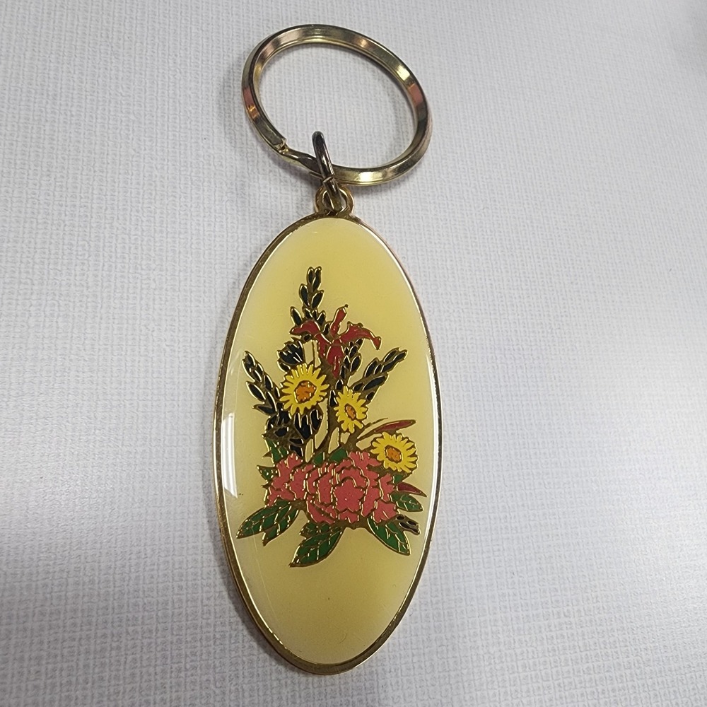Royal British Columbia Museum Souvenir Keychain Metallic